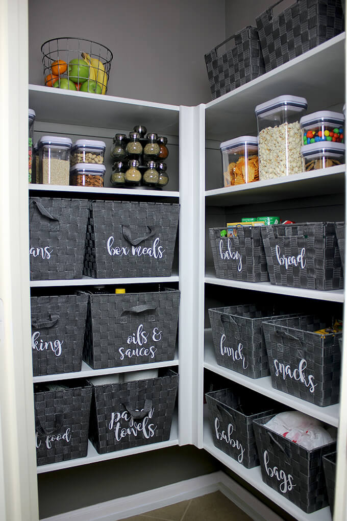 Pantry Makeover Creating An Organized Pantry Gray House Studio