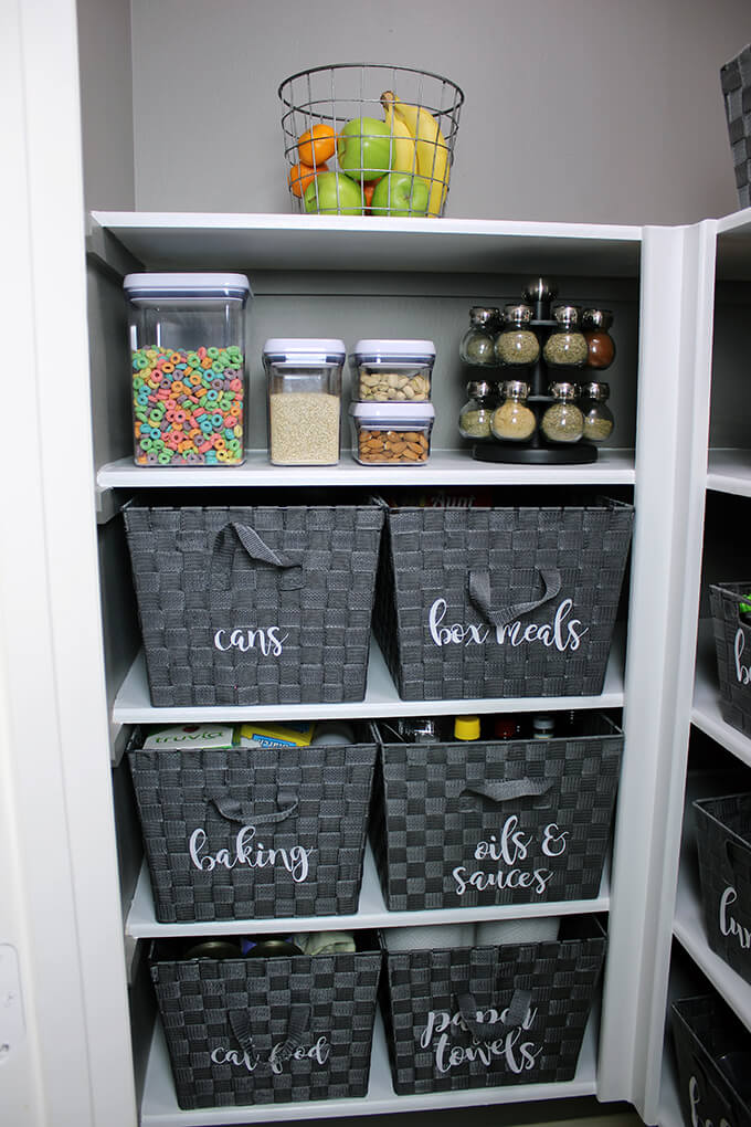 Pantry Makeover Creating An Organized Pantry Gray House Studio