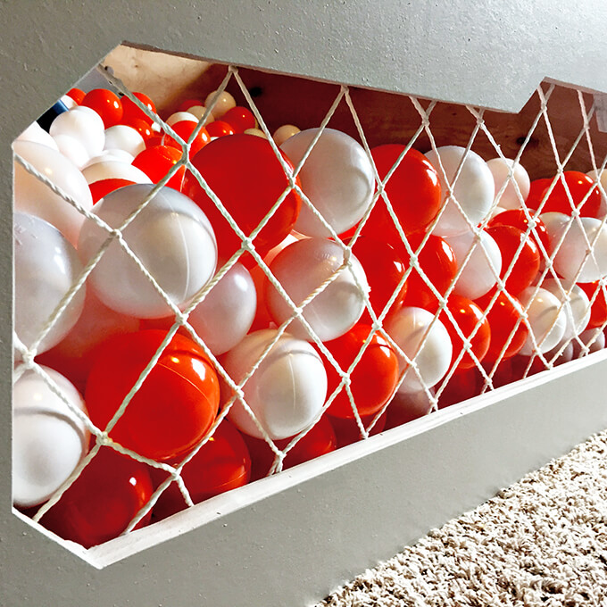 DIY Ball Pit with Slide