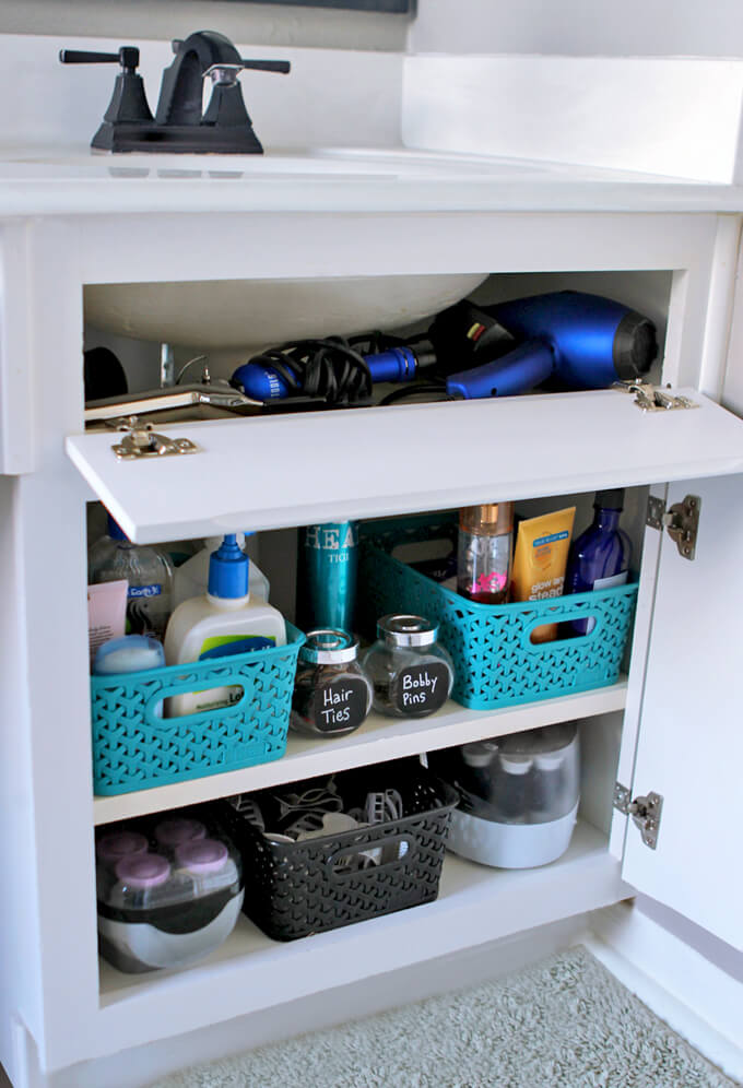 Adding Shelves In Bathroom Cabinets, How To Make Shelves In A Cabinet