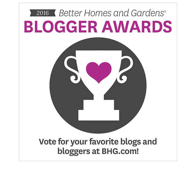 Better Homes and Garden Blogger Awards