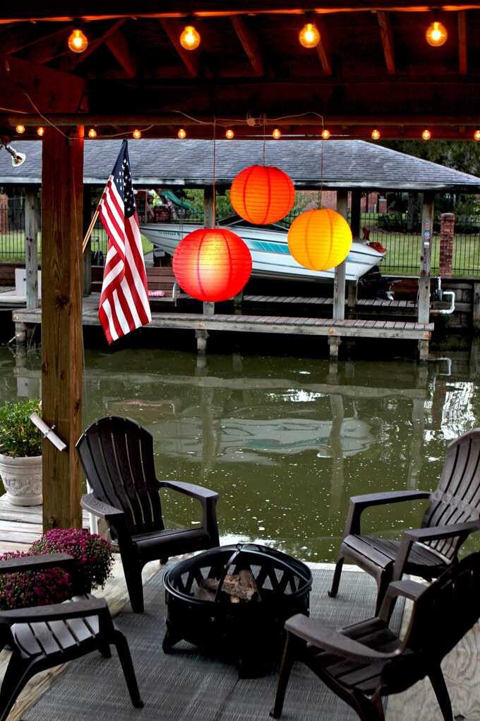 Throwing a Fall Party on a Boat Dock