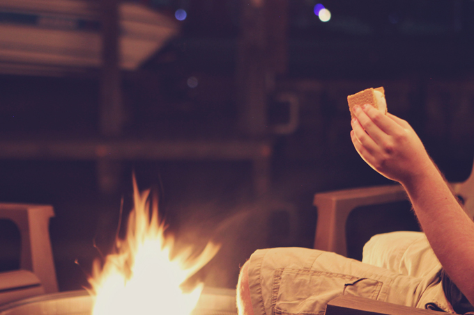 Fall Party - Making S'mores