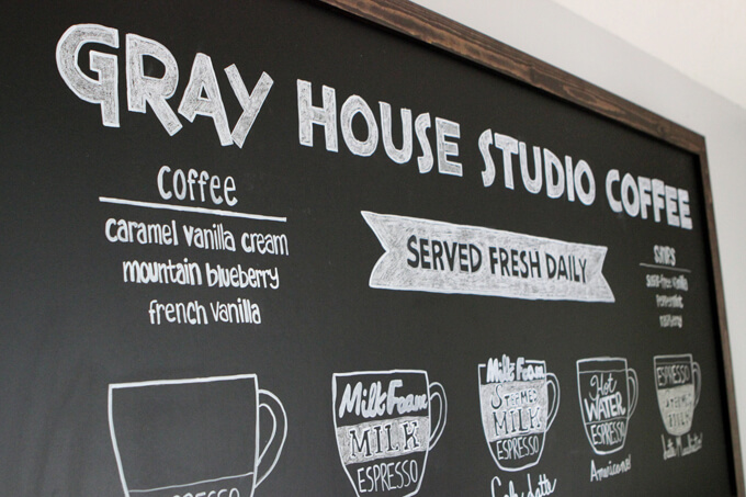 DIY Framed Chalkboard