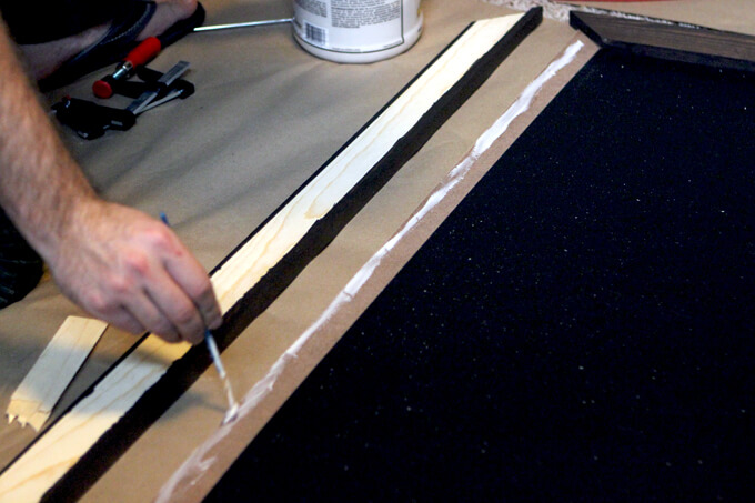 DIY Framed Chalkboard