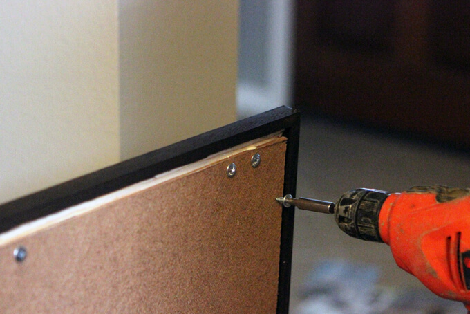 DIY Framed Chalkboard