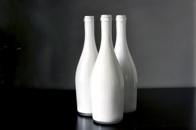Paint Wine Bottles for vases