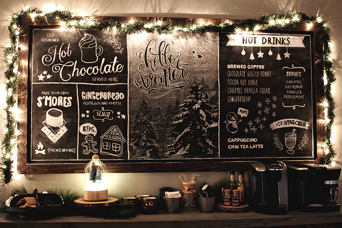 Christmas Coffee Bar at Gray House Studio