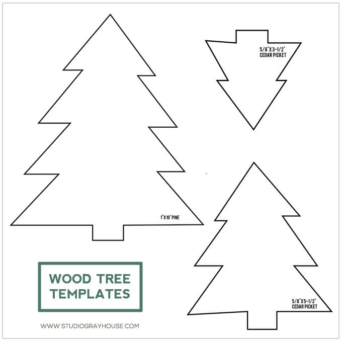 Download Free DIY Wood Trees Templates