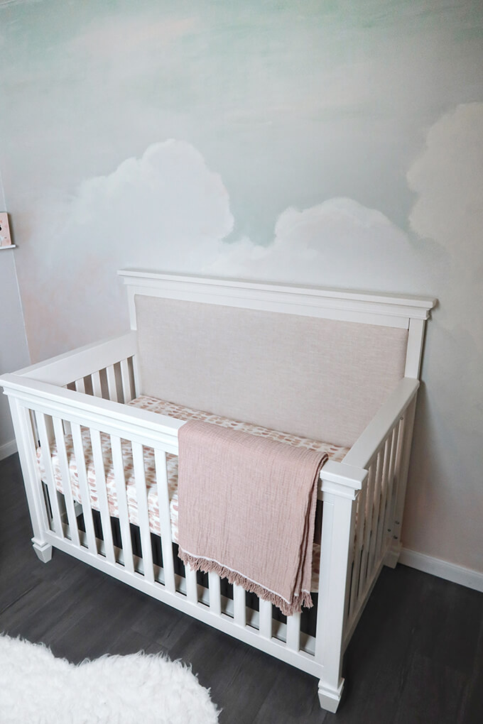 Darlington Crib by Million Dollar Baby for Girl Sky Nursery