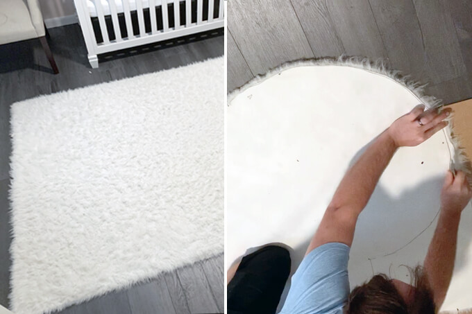 Make your own cloud rug
