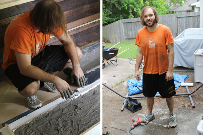DIY Concrete Countertop