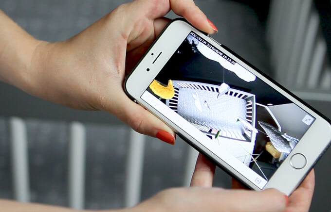 DIY Nursery Camera Mobile