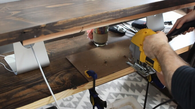Two-Level Desk DIY