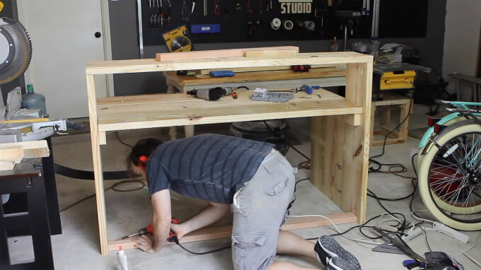 Two-Level Desk DIY