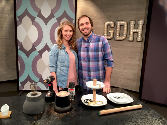 Brent and Courtney Richardson of Gray House Studio on Great day Houston