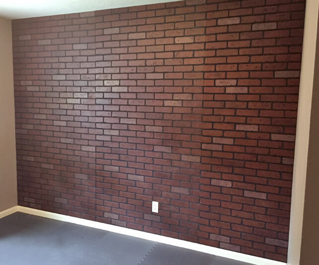 How to Paint a Faux Brick Wall