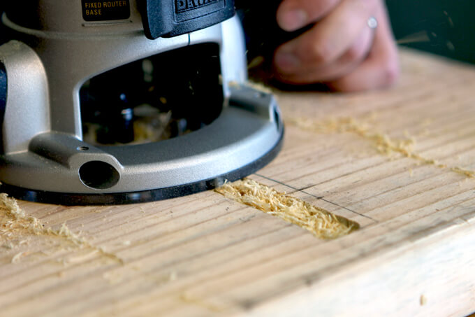 Floating Shelves in Bathroom Gray House Studio
