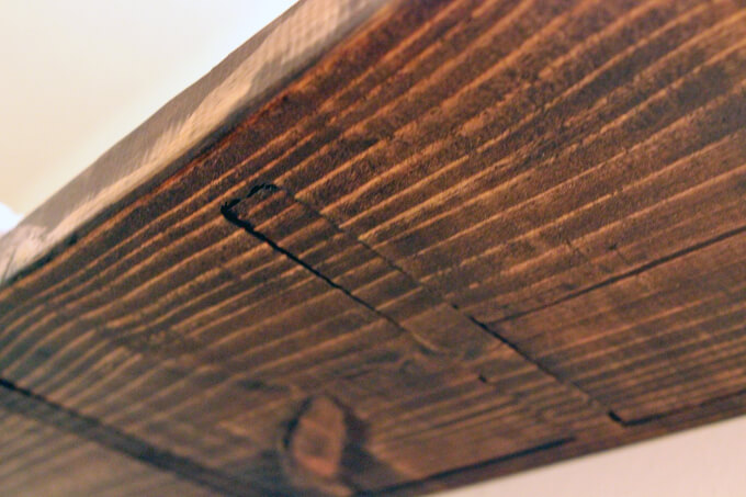 Floating Shelves in Bathroom Gray House Studio