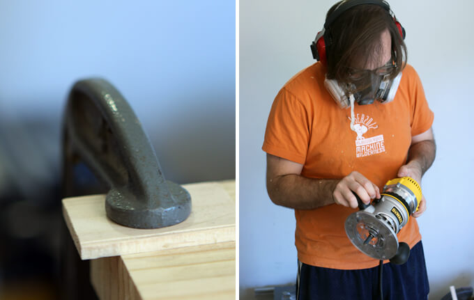 Floating Shelves in Bathroom Gray House Studio
