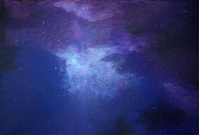 Galaxy Background Paint