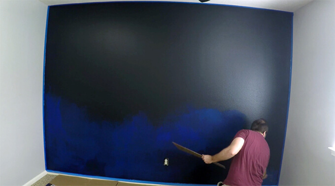 Painting a Galaxy Wall