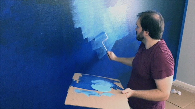 Painting a Galaxy Wall