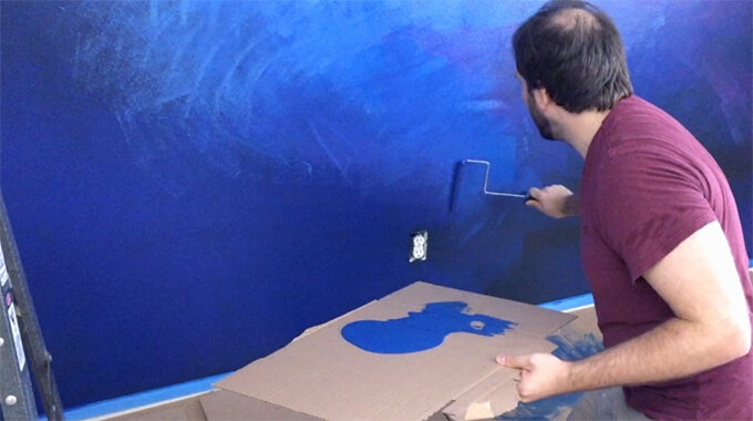 Painting a Galaxy Wall