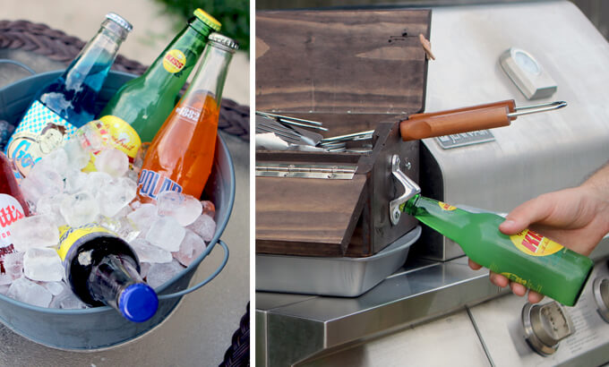 Handmade Grill Supplies Box