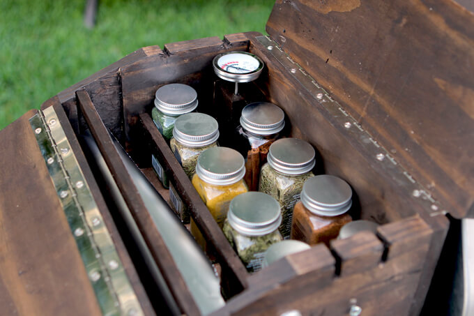 Organize Grill Accessories with a DIY Grill Tool Box - Upright and  Caffeinated