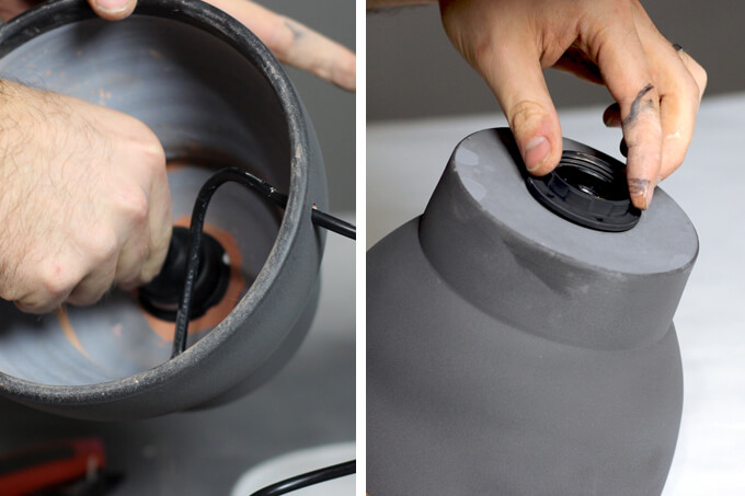 DIY Industrial Table Lamp