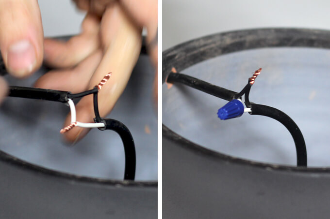 DIY Industrial Table Lamp