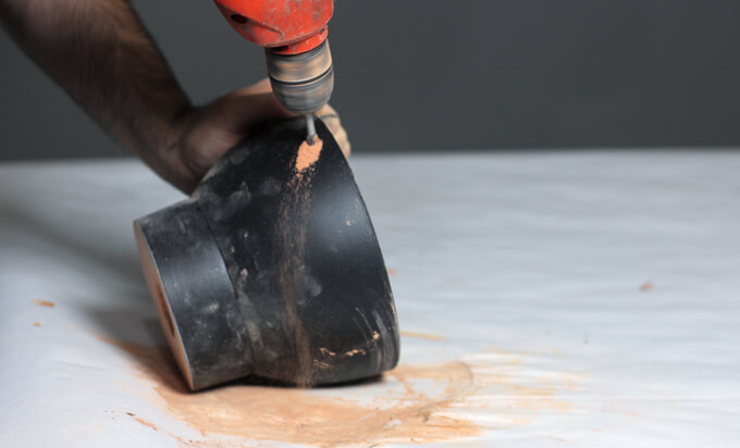 DIY Industrial Table Lamp