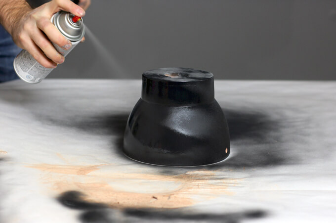 DIY Industrial Table Lamp