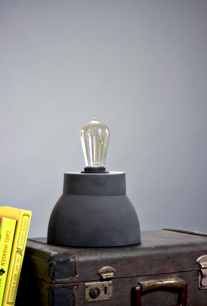 DIY Industrial Table Lamp