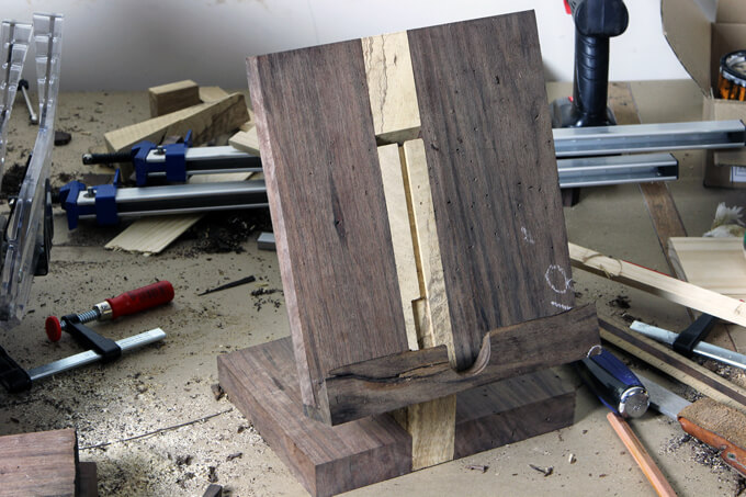 Building a Custom Wood iPad Stand