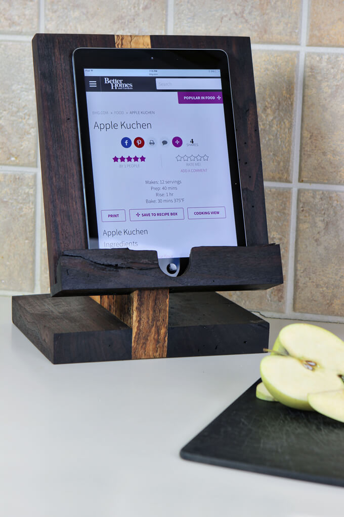 Building a Custom Wood iPad Stand
