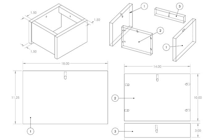 Lack Side table Ikea Hack