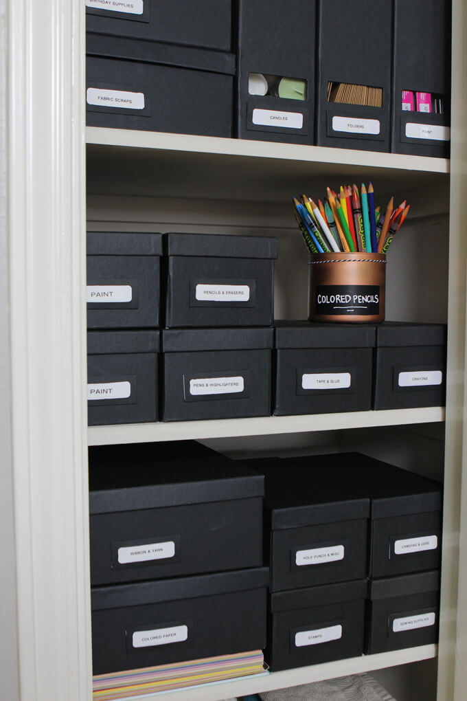 Linen Closet Organization