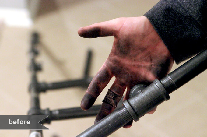 DIY Industrial Shelves