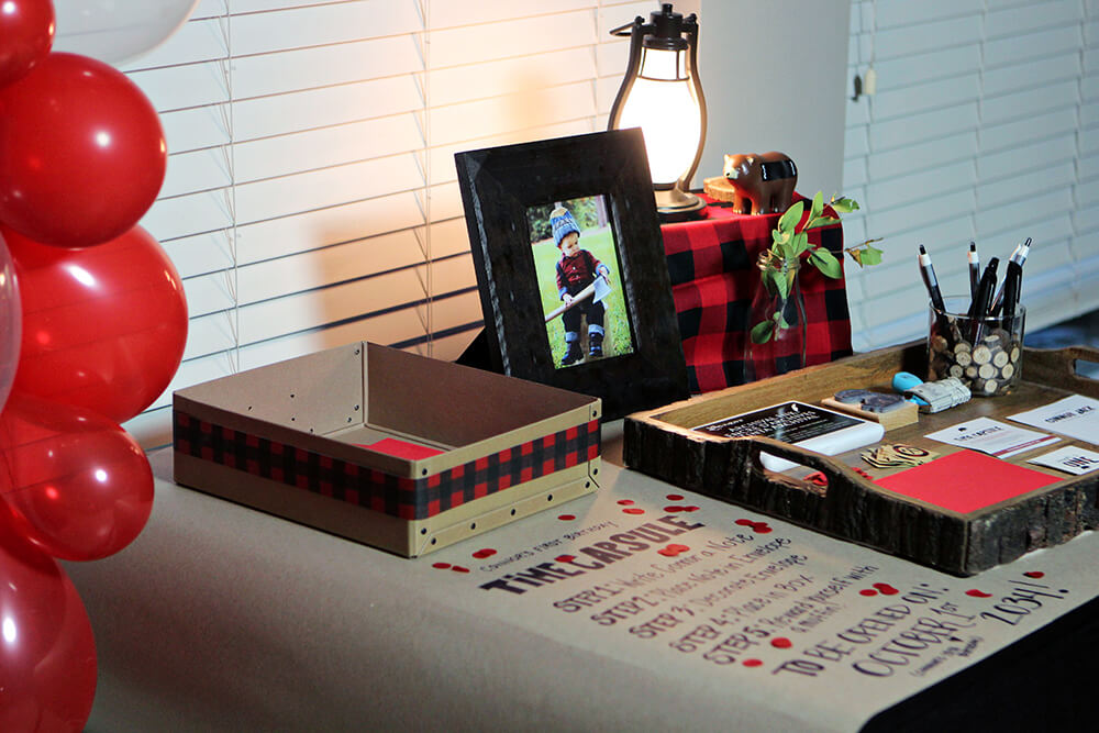 Lumberjack Themed 1st Birthday Party