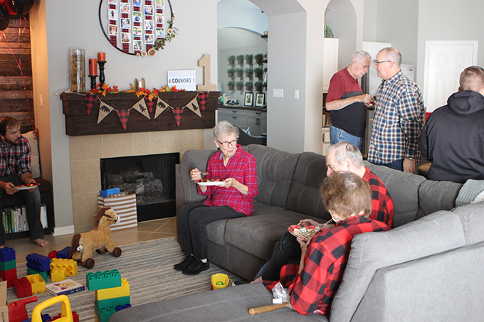 Lumberjack Themed 1st Birthday Party