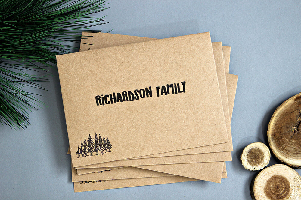 Lumberjack Theme Invitation