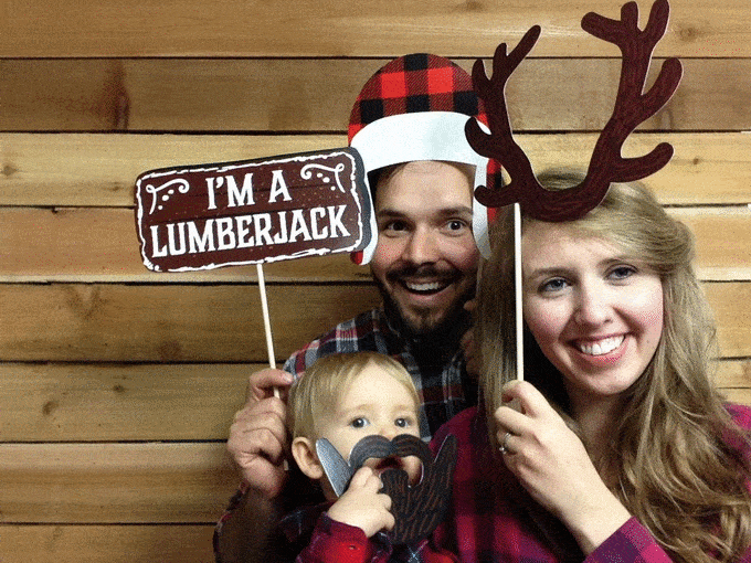 Lumberjack Themed 1st Birthday Party