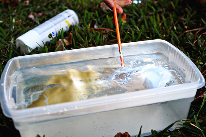 DIY Marble Dipped Mason Jars