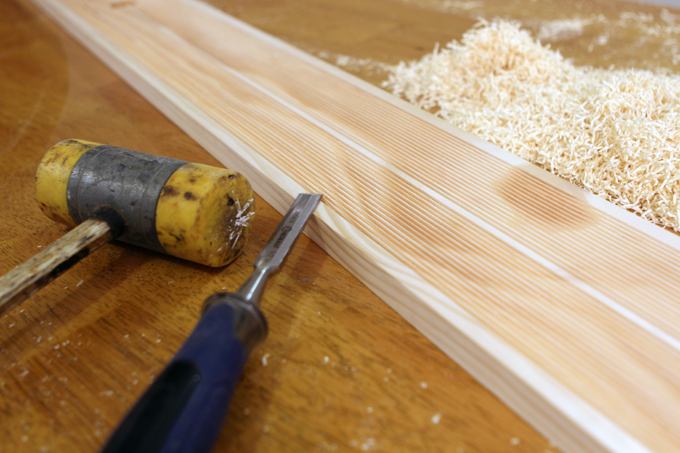 Wooden Light Fixture