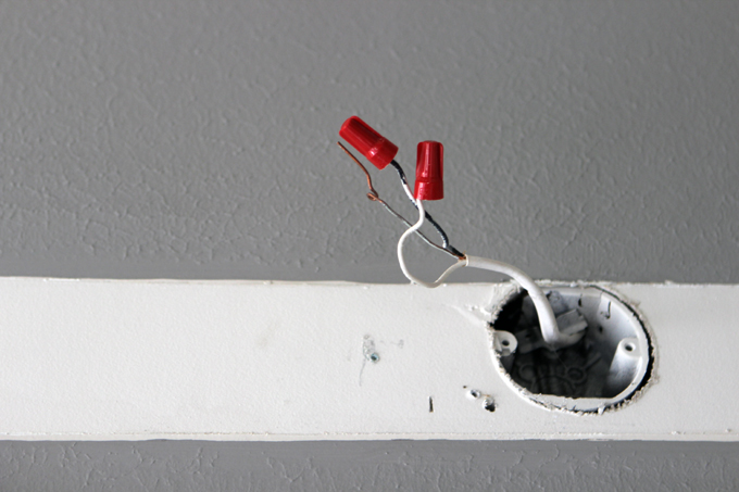 Wooden Light Fixture