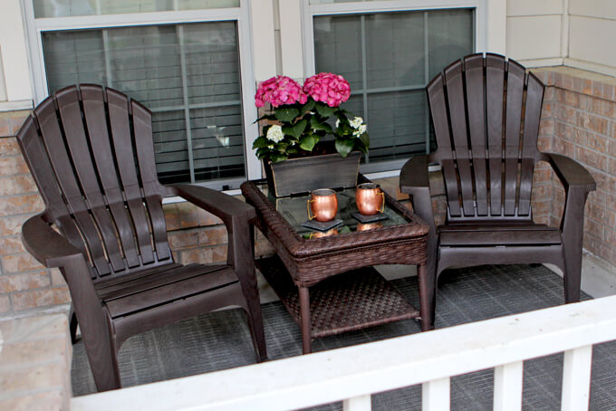 DIY Distressed Mirror Table Top Gray House Studio