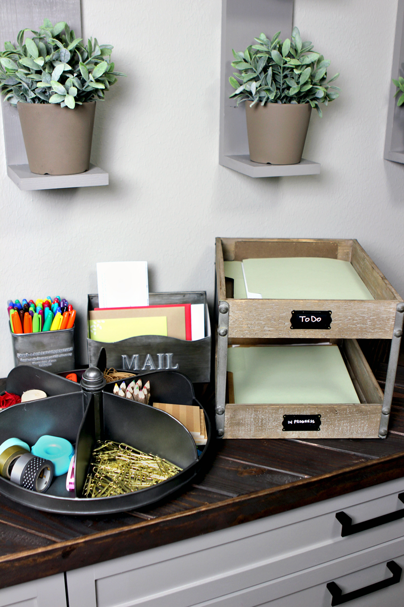 Industrial Home Office Organization