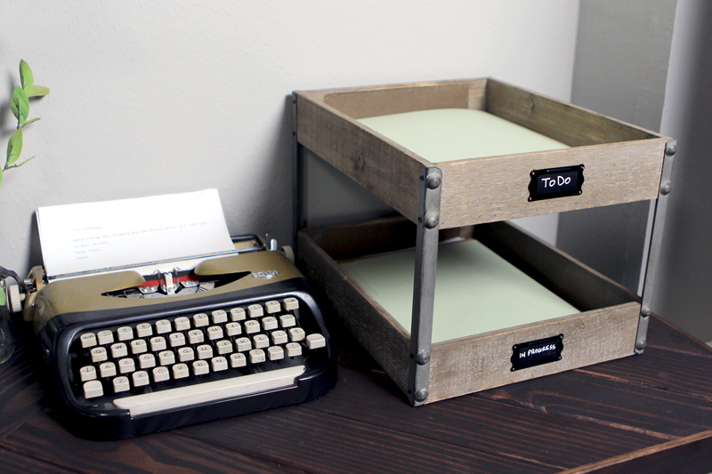 Industrial Home Office Organization